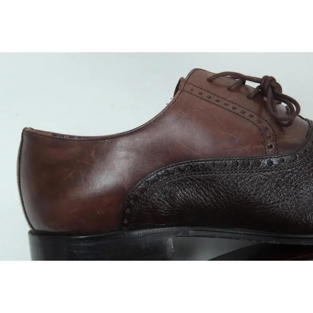 Florsheim Imperial Wingtip Oxfords Leather Mens Shoes Sz 10 EEE